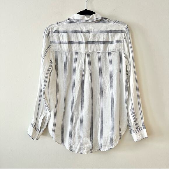 Rails Matea Lace-Up Blouse in Flamenco Stripe - Picture 5 of 8